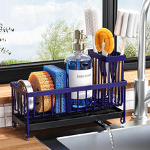 Cisily Sponge Holder For Kitchen Sink Rotatable Spout Black
