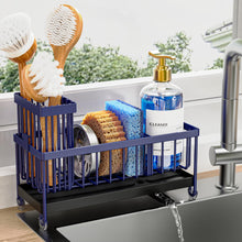 Cisily Sponge Holder For Kitchen Sink Rotatable Spout Black