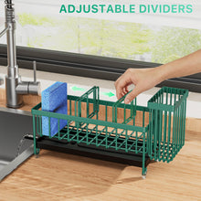 Cisily Sponge Holder For Kitchen Sink Rotatable Spout Black