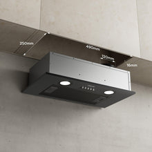CIARRA CBCB5913A Integrated Cooker Hood 52cm Black With LED