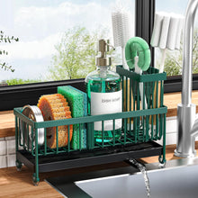 Cisily Sponge Holder For Kitchen Sink Rotatable Spout Black