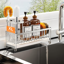 Cisily Sponge Holder For Kitchen Sink Rotatable Spout Black