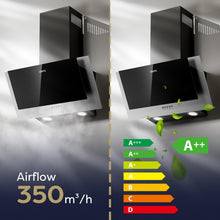CIARRA CBCS6762A 60cm Angled Cooker Hood With CBCF003