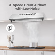 COMFEE' Visor Cooker Hood SLIF17SS-60 LED Stainless Steel