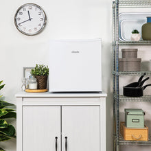 Abode Table Top Mini Fridge 43 Litre White ATTF0E1W Reversible Door Ice Box