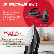 Tower T22008 CeraGlide Cordless Steam Iron With Ceramic Soleplate 2400W Purple