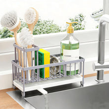 Cisily Sponge Holder For Kitchen Sink Rotatable Spout Black