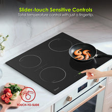 GlONlEN GIT470SP 60cm Plug In Induction Hob 2800W Bridge Zone