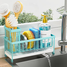 Cisily Sponge Holder For Kitchen Sink Rotatable Spout Black