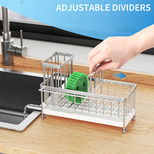 Cisily Sponge Holder For Kitchen Sink Rotatable Spout Black