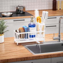 Cisily Sponge Holder For Kitchen Sink Rotatable Spout Black