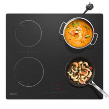 GlONlEN GIT470SP 60cm Plug In Induction Hob 2800W Bridge Zone