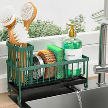 Cisily Sponge Holder For Kitchen Sink Rotatable Spout Black