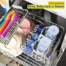 Russell Hobbs RH2TTDW101B Mini Table Top Dishwasher LED