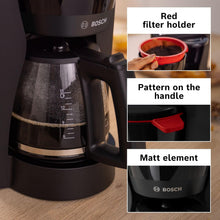 Bosch MyMoment 1.4L Filter Coffee Machine Anti Drip TKA2M113GB Black