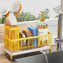 Cisily Sponge Holder For Kitchen Sink Rotatable Spout Black