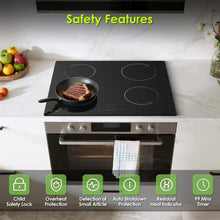 GlONlEN GIT470SP 60cm Plug In Induction Hob 2800W Bridge Zone