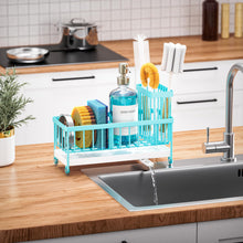 Cisily Sponge Holder For Kitchen Sink Rotatable Spout Black