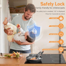Karinear 60cm Induction Hob 4 Zones Touch Control Lock