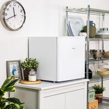 Abode Table Top Mini Fridge 43 Litre White ATTF0E1W Reversible Door Ice Box