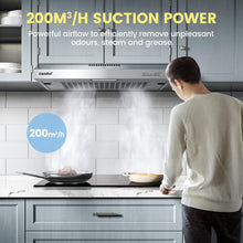 COMFEE' Visor Cooker Hood SLIF17SS-60 LED Stainless Steel