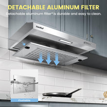 COMFEE' Visor Cooker Hood SLIF17SS-60 LED Stainless Steel