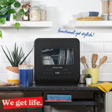 Russell Hobbs RH2TTDW101B Mini Table Top Dishwasher LED