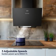 CIARRA CBCS6762A 60cm Angled Cooker Hood With CBCF003