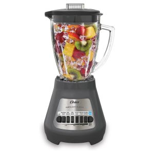 Oster Classic Series 8 Speed Blender With 6 Cup Glass Jar Gray