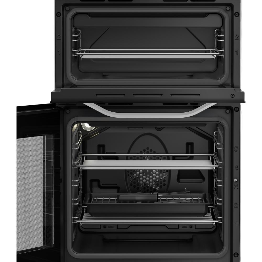 Hotpoint electric freestanding double cooker: 50cm