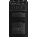 Hotpoint gas freestanding double cooker: 50cm