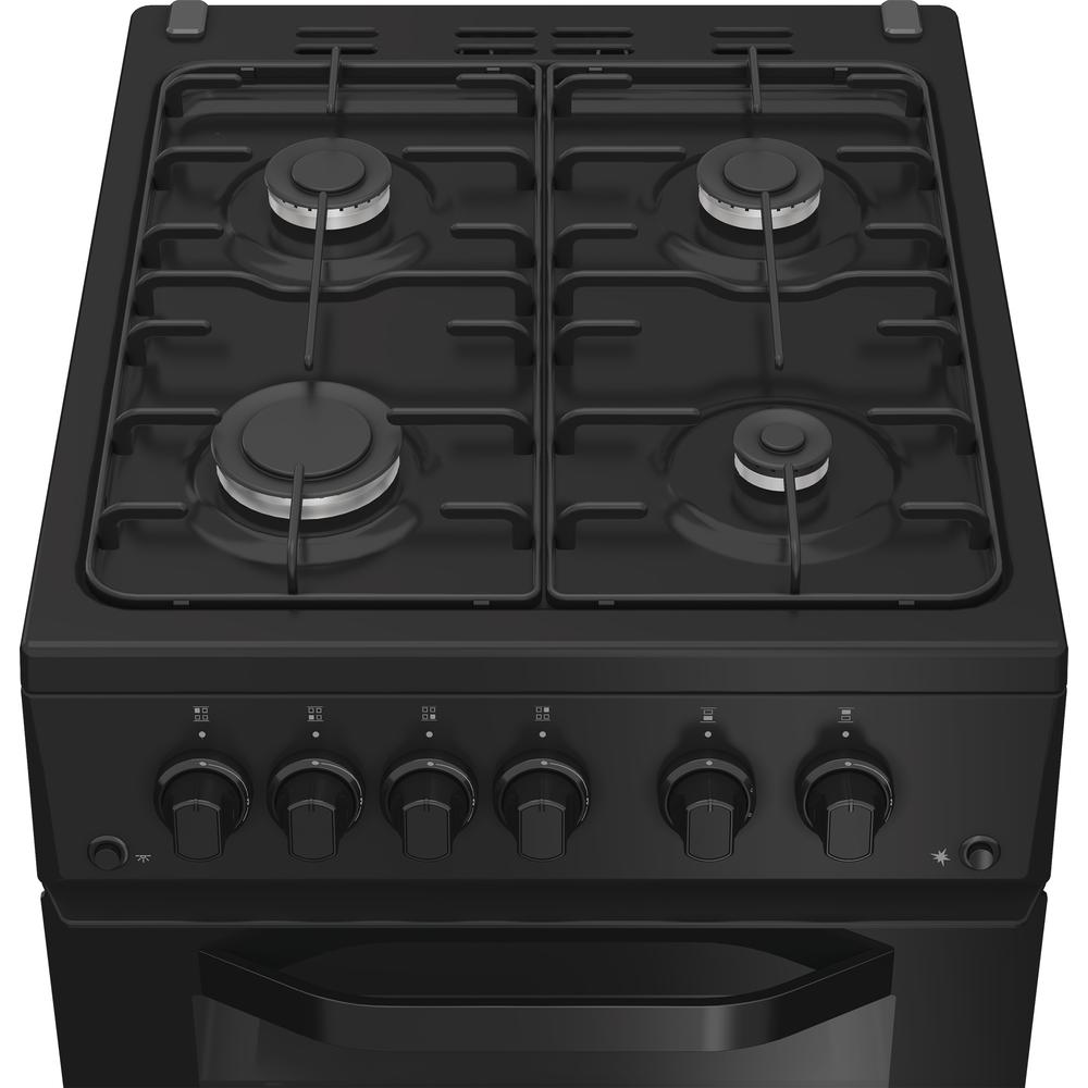 Hotpoint gas freestanding double cooker: 50cm