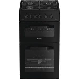 Hotpoint gas freestanding double cooker: 50cm