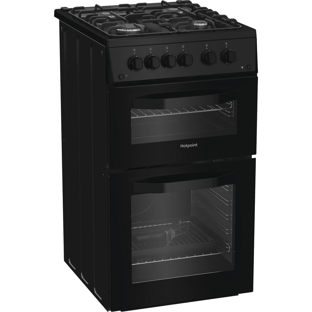 Hotpoint gas freestanding double cooker: 50cm