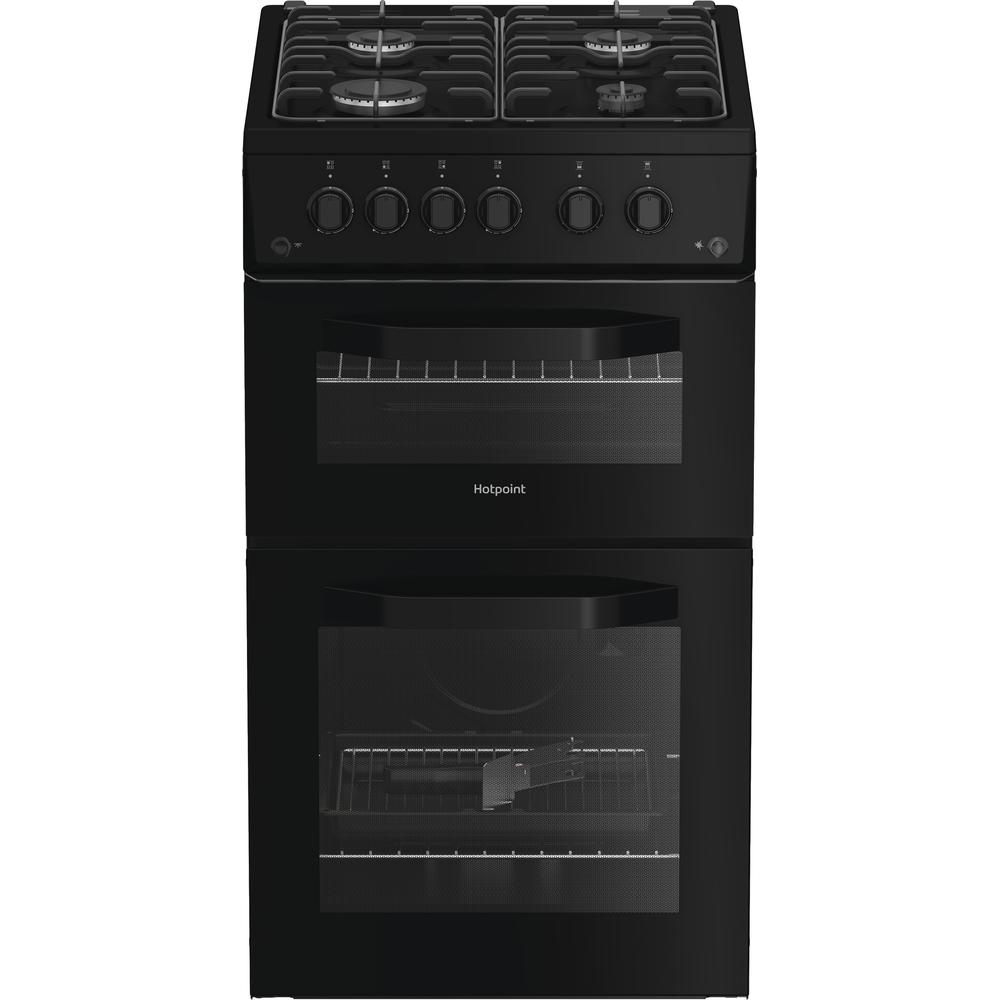 Hotpoint gas freestanding double cooker: 50cm