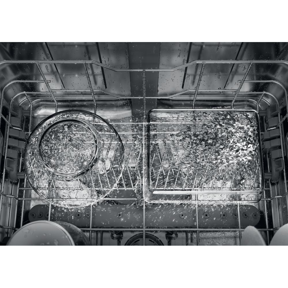 Hotpoint dishwasher: full size, inox color