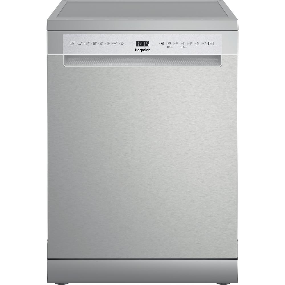 Hotpoint dishwasher: full size, inox color