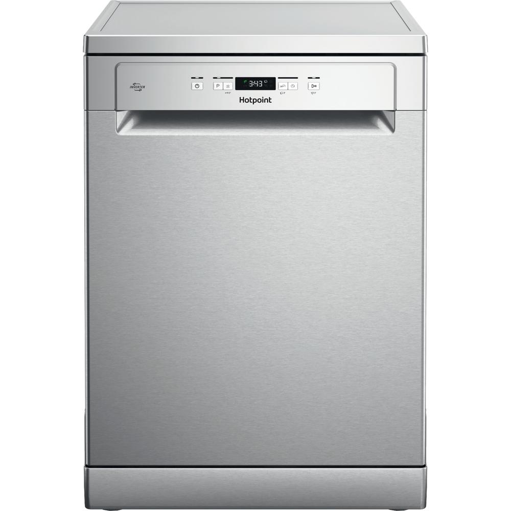 Hotpoint dishwasher: full size, inox color