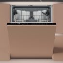 Hotpoint integrated dishwasher: full size, black color