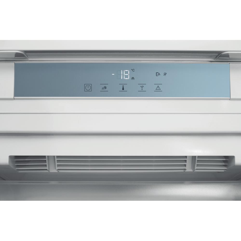 Hotpoint integrated upright freezer: white color