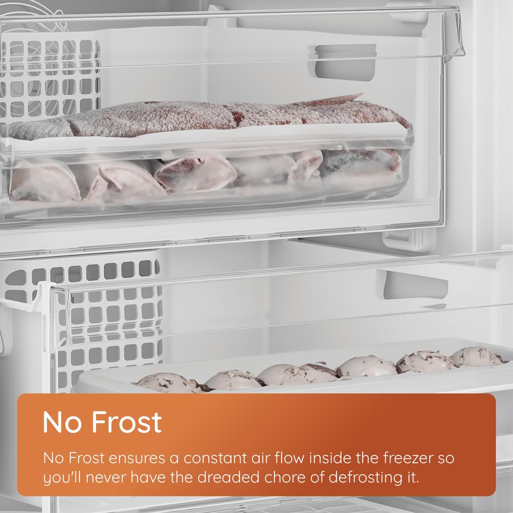 Hotpoint integrated upright freezer: white color