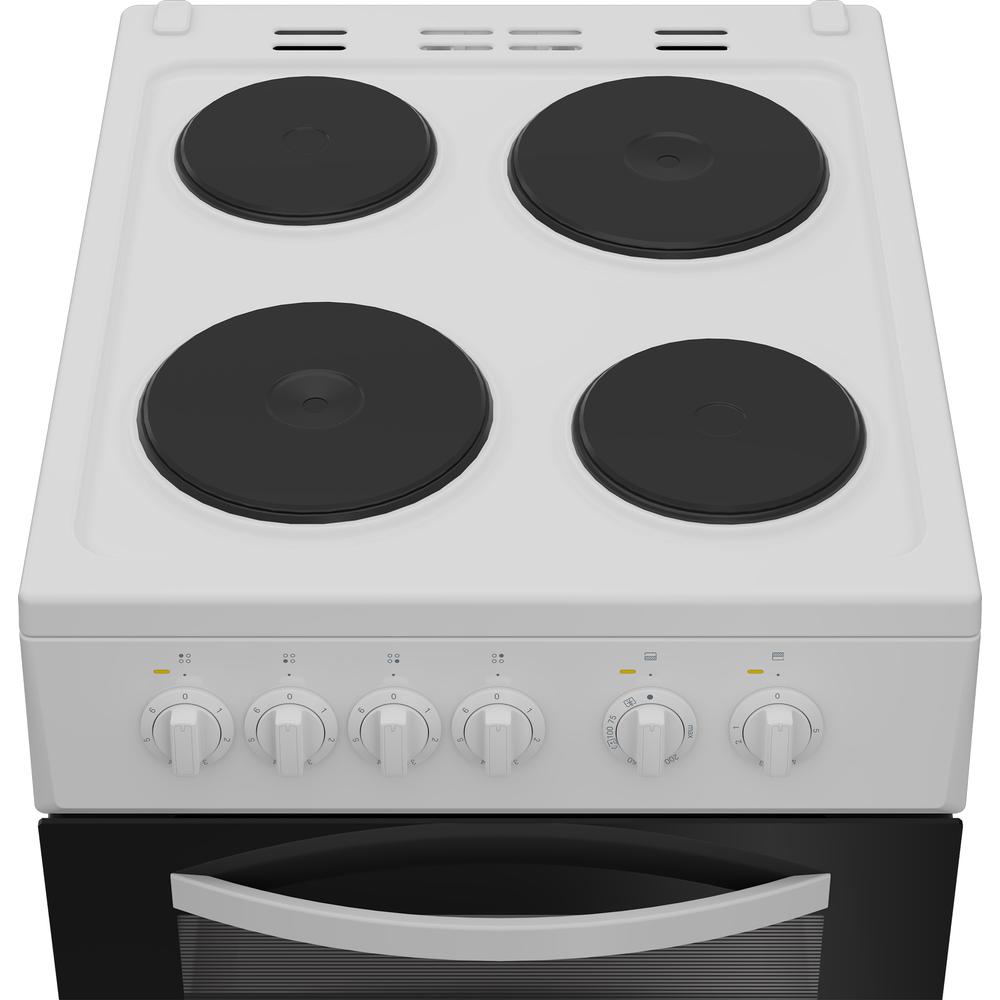 Indesit Electric freestanding double cooker: 50cm - ITE5EMW