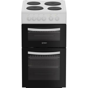 Indesit Electric freestanding double cooker: 50cm - ITE5EMW