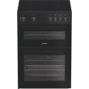 Indesit Electric freestanding double cooker: 60cm - IDE6VMB