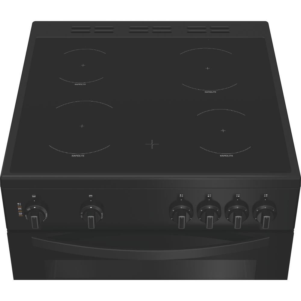 Indesit Electric freestanding double cooker: 60cm - IDE6VMB