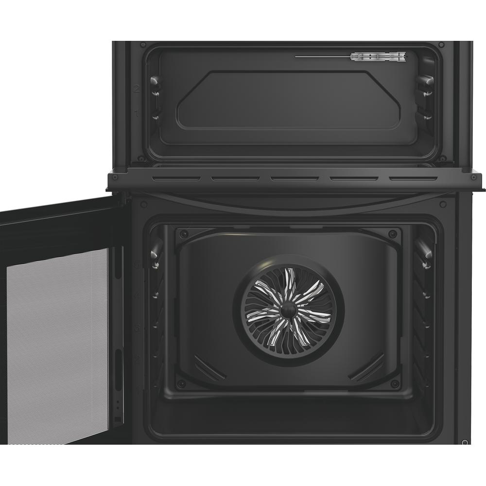 Indesit Electric freestanding double cooker: 60cm - IDE6VMB