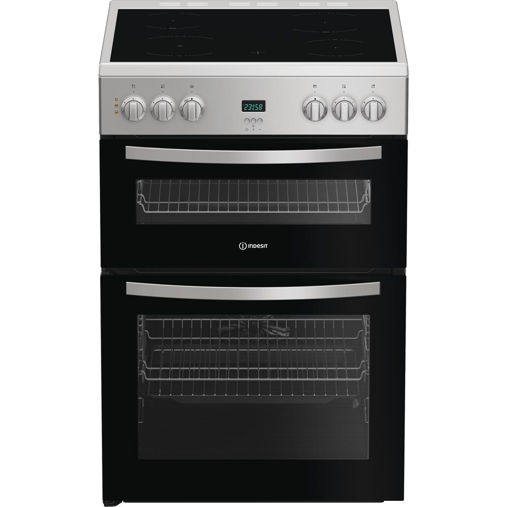 Indesit Electric freestanding double cooker: 60cm - IDE6VMB