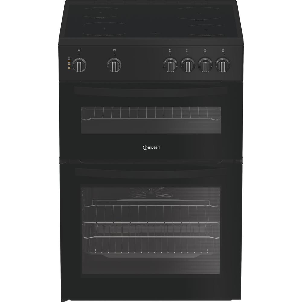 Indesit Electric freestanding double cooker: 60cm - IDE6VMB