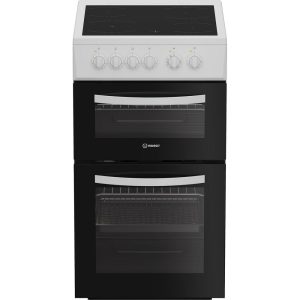 Indesit Electric freestanding double cooker: 50cm - ITE5VMW