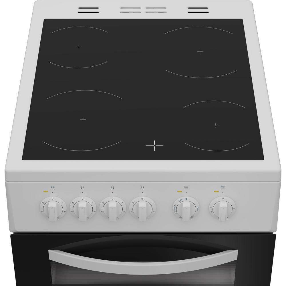 Indesit Electric freestanding double cooker: 50cm - ITE5VMW